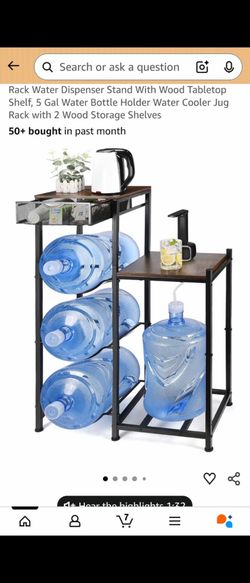 Rack water dispenser stand