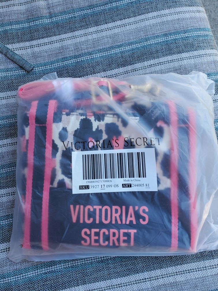 New VS leopard tote bag, zips