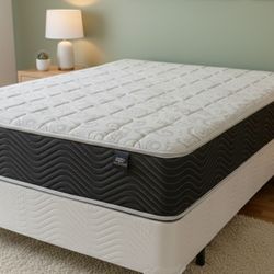New Queen Mattress And Box Spring 2 Pc Bed Frame Is Not Included 