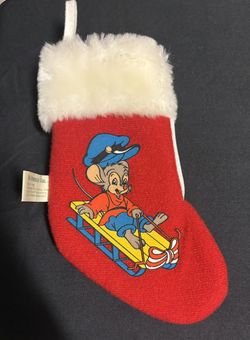 Vintage Mini Christmas Stocking - 1986