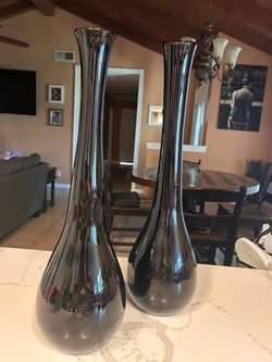 Black Glass Vase