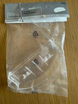 Oakbrook Collection Clear Plastic Soap Dish