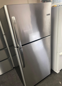 Frigidaire Stainless Top Mount Refrigerator — LED light, 18–19 cu ft