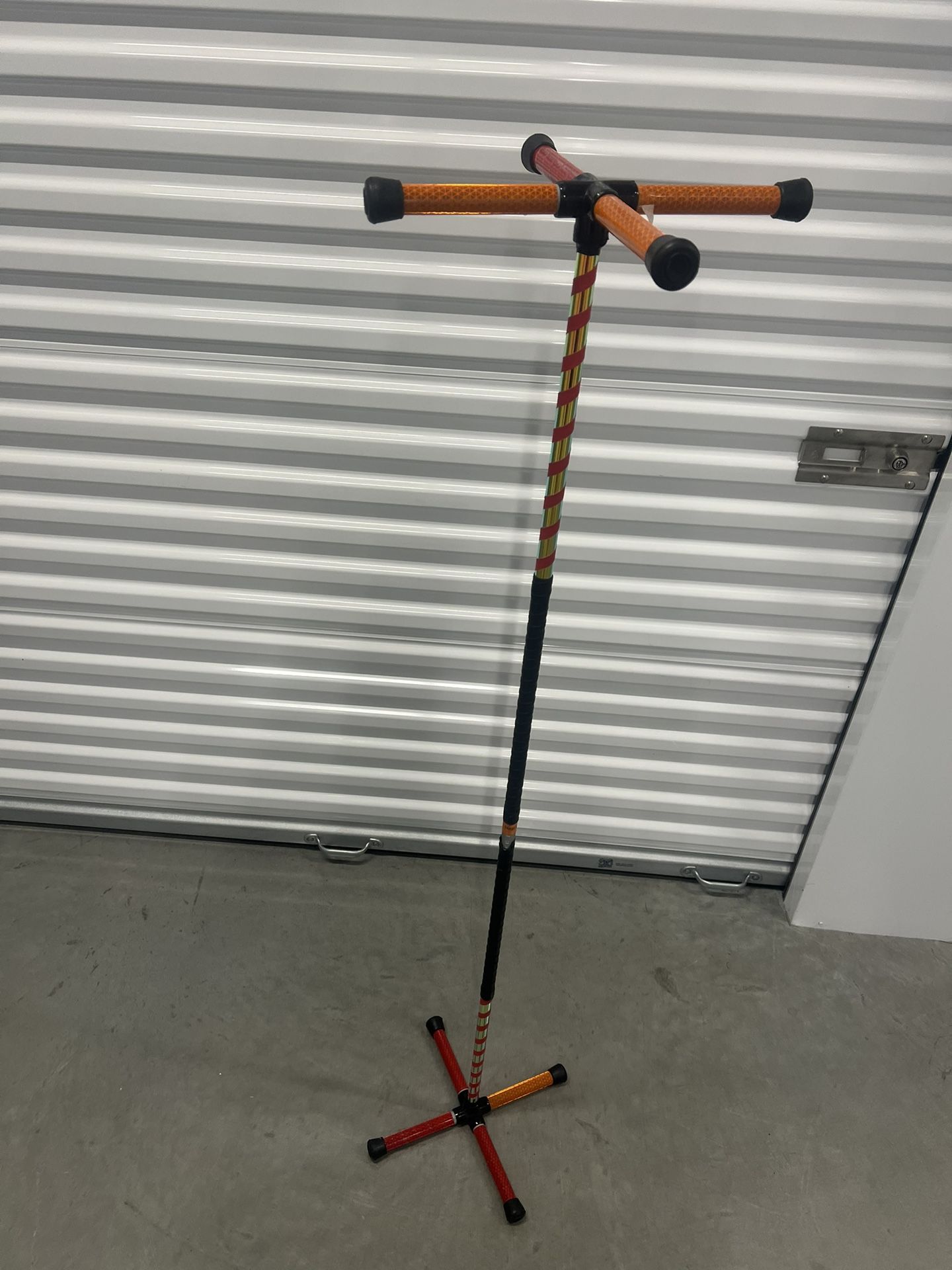 Reflective Dragon Staff "The Red Dragon" - HoopY FrooD - Beginners/Advanced - Practice and Performance - Glow