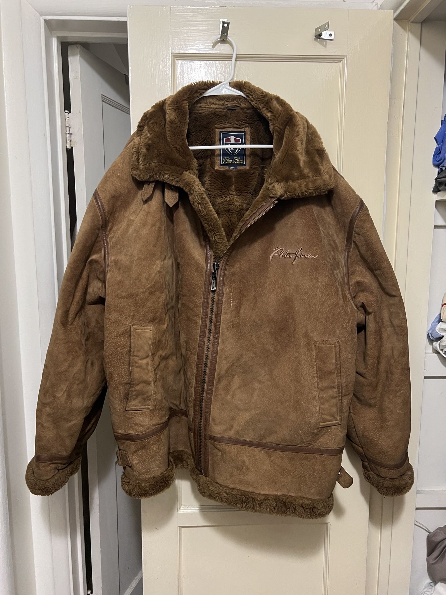 Puffer Jacket Phat Farm Fur Coat PHAT FARM Coat Puffer Mens XXL