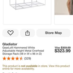 Gladiator Ceiling Storage Rack New In Box