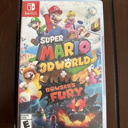 Super Mario 3d World + Bowser’s Fury “Nintendo Switch”