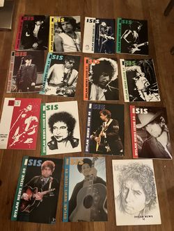 Bob Dylan Isis Collection Of 15 Magazines