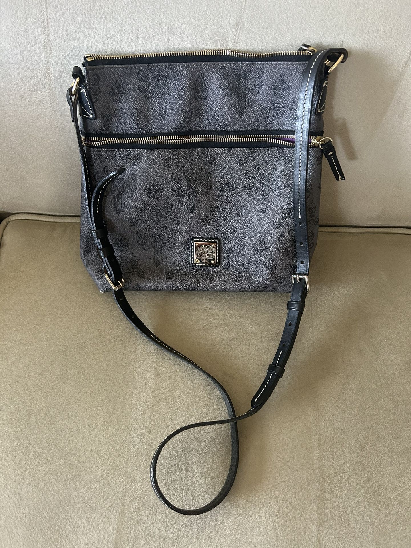 Disney Dooney And Bourke Haunted Mansion Crossbody Bag