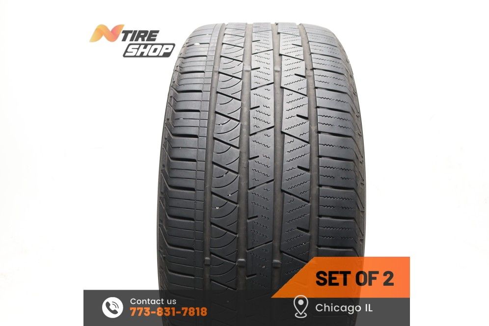 Set of 2 Used 6.5/32 275/40R22 108Y Continental CrossContact LX Sport