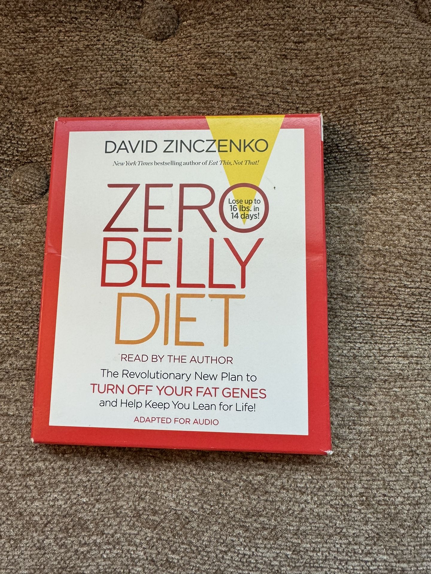 New Zero Belly Diet: Lose Up to 16 lbs. in 14 Days! - Audio CD - David Zinczenko