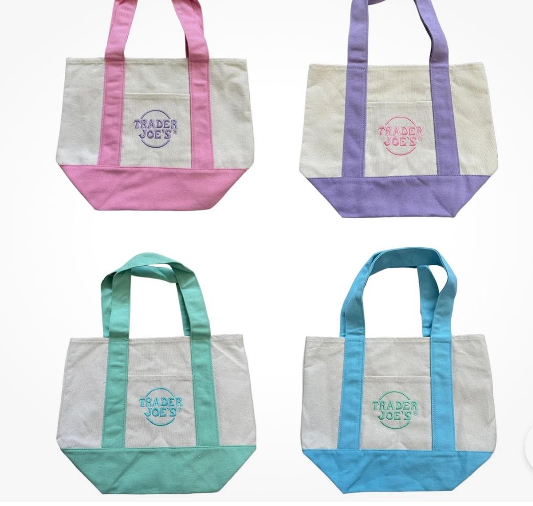 Trader Joes Mini Tote Bags 4