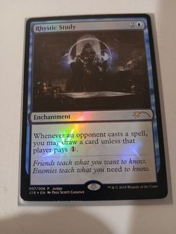 Magic the Gathering - Rhystic Study - Judge Promo - FOIL