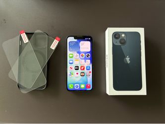 iPhone 13 mini 256 Gb with case and screen protectors