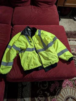 Heavy safety jacket size xxl