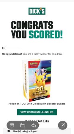 Pokemon 30th anniversary booster pack