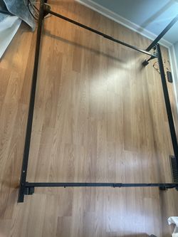 Full metal bed frame