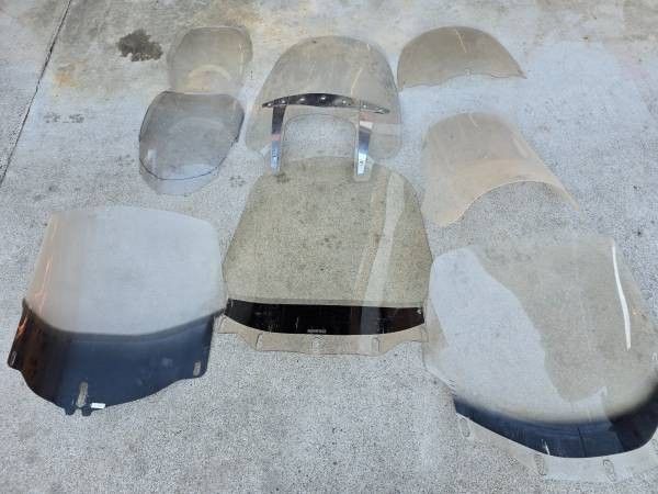 Assorted Motorcycle Windshields