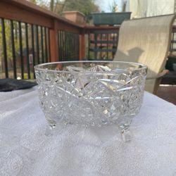 Vintage Crystal Bowl 