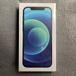 Brand New Sealed Apple iPhone 12 128GB Blue 5G Unlocked Any Carrier Worldwide