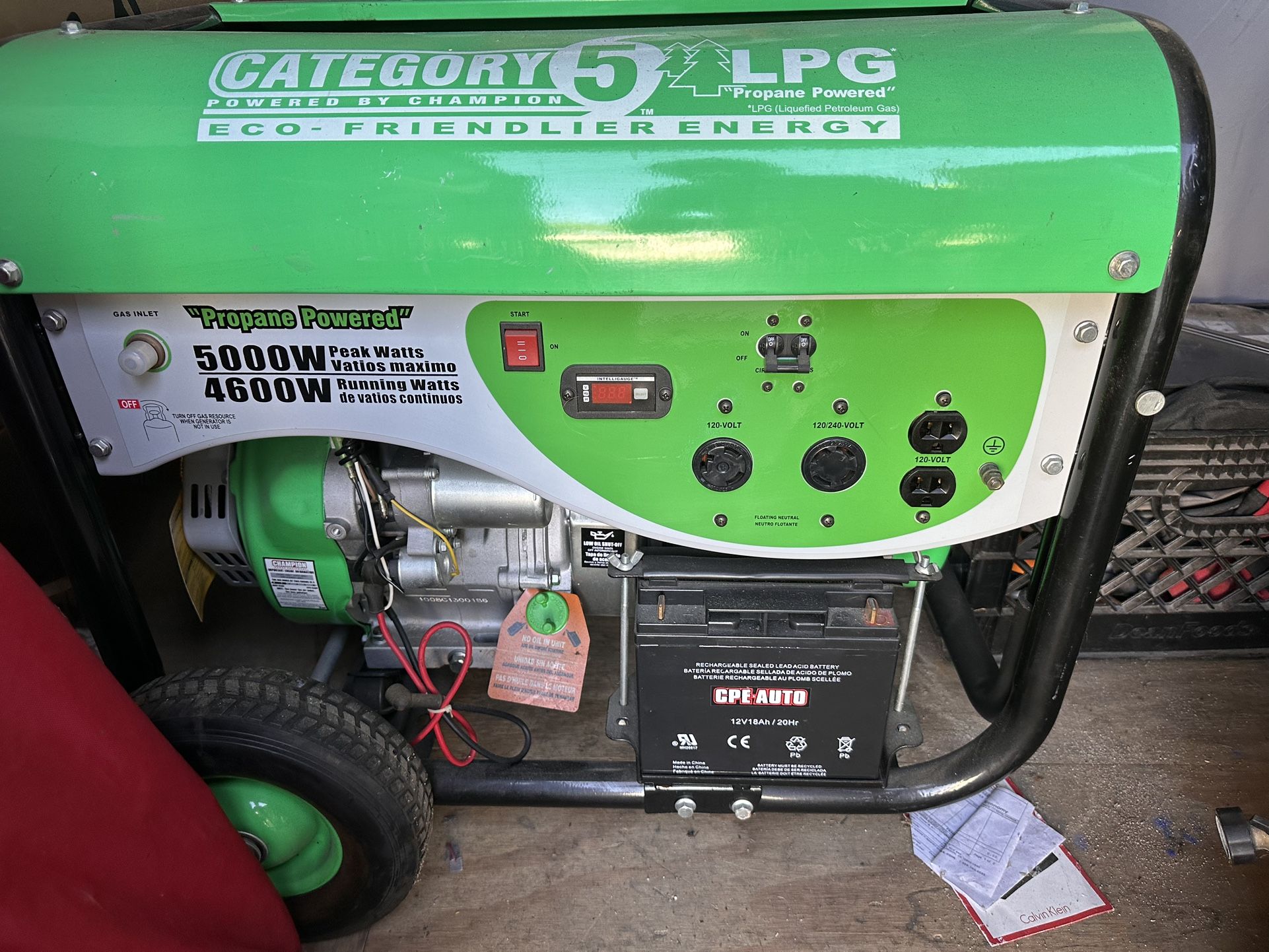 Brand new Champion Propane Generator