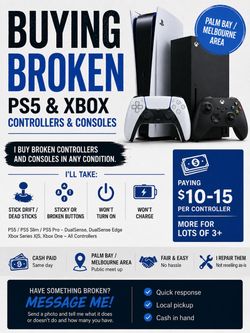 BUYING Broken PS5 & Xbox Controllers - Cash - Stick Drift OK