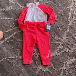 Pink Nike Set Size 18 Months