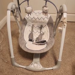 Lowered Easy Travel Baby Swing Electric 
