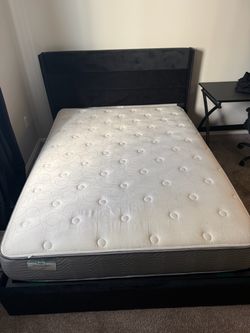 Bed and mattress