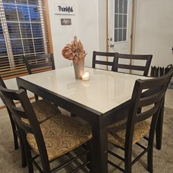 Scan Design Table And 6 Chair Dinning Set