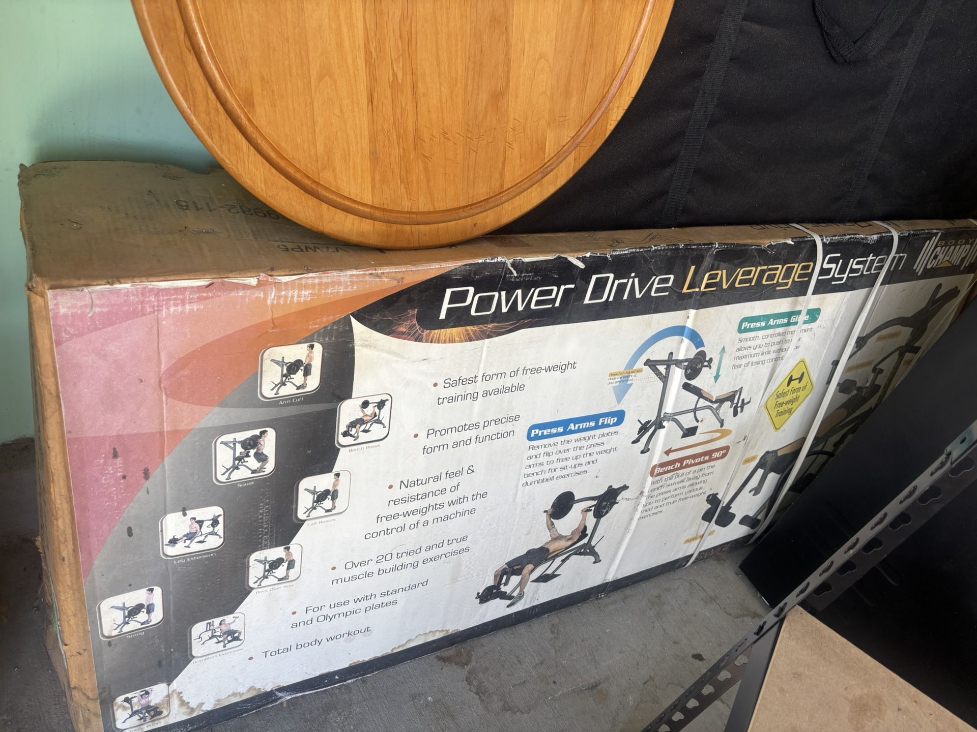 Body Champ Weight Bench power drive leverage system
