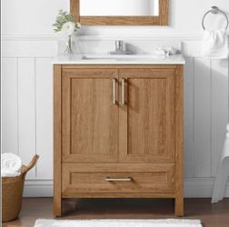 #7099 Moorside 30 in. Single Sink Sweet Maple bath vanity  (Assembled