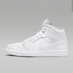 All White Jordan 1
