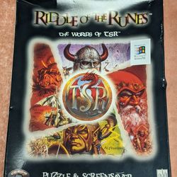 Riddle Of The Runes - The Worlds Of TSR - Puzzle & Screensaver - CD ROM - Sealed
