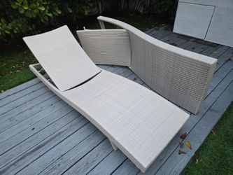 Two sunbed lounge good condition