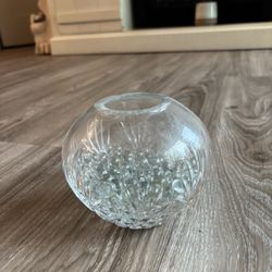 Thick Glass Bowl With Marbles
