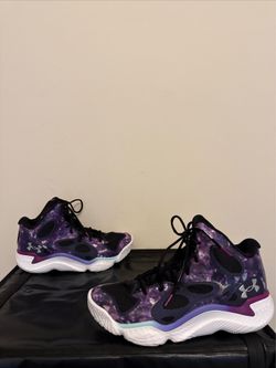 Size 11 Under Armour Tuff Crowd x Curry Spawn FloTro 'Amethyst
