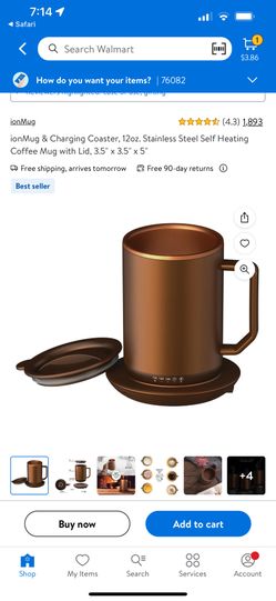 Heating Coffee Cup With Pad