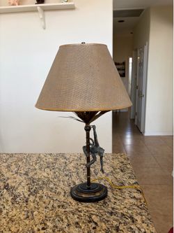 Monkey Palm Tree Table Lamp