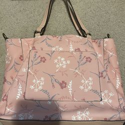 Pink Floral Bag