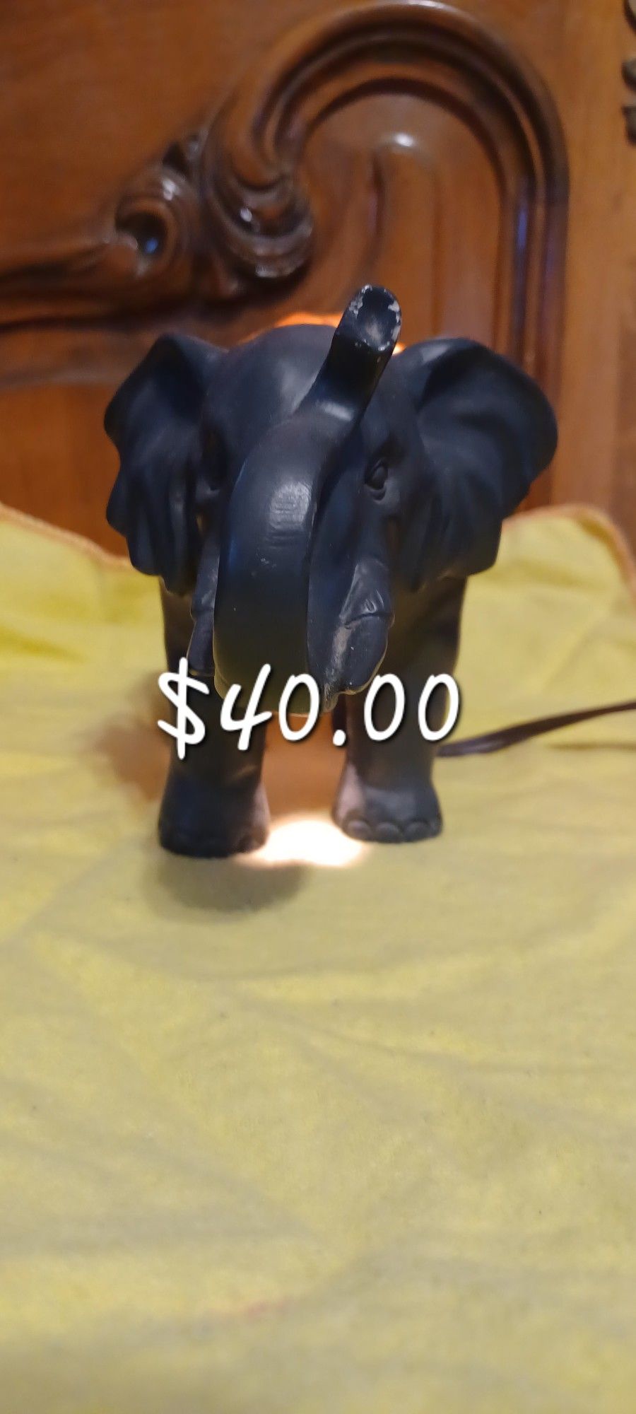 Elephant Lamp $40.00