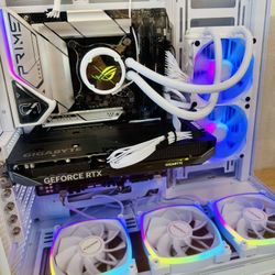 Gaming PC Custom Built by AREA-51✅🕹All White Full RGB Set,Intel i7/32GB RAM/1TB🖥1 Yr Wrnty‼️ RTX 5060 Ti GPU💥 $0 Down Finance Available