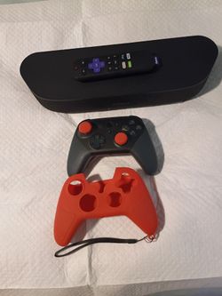 Roku Streaming Bar 4k TV& Amazon Luna Control