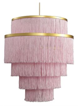 Pink Chandelier/5-Tiered 