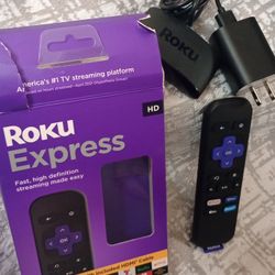 Multiple Items (Roku/New,(4)LED Light Strips, Two Set Ear Phones (1wire+1wireless)