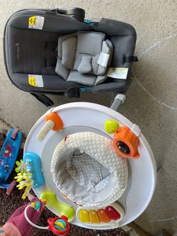Baby Jogger Infant Car Seat + Base and Activity Table