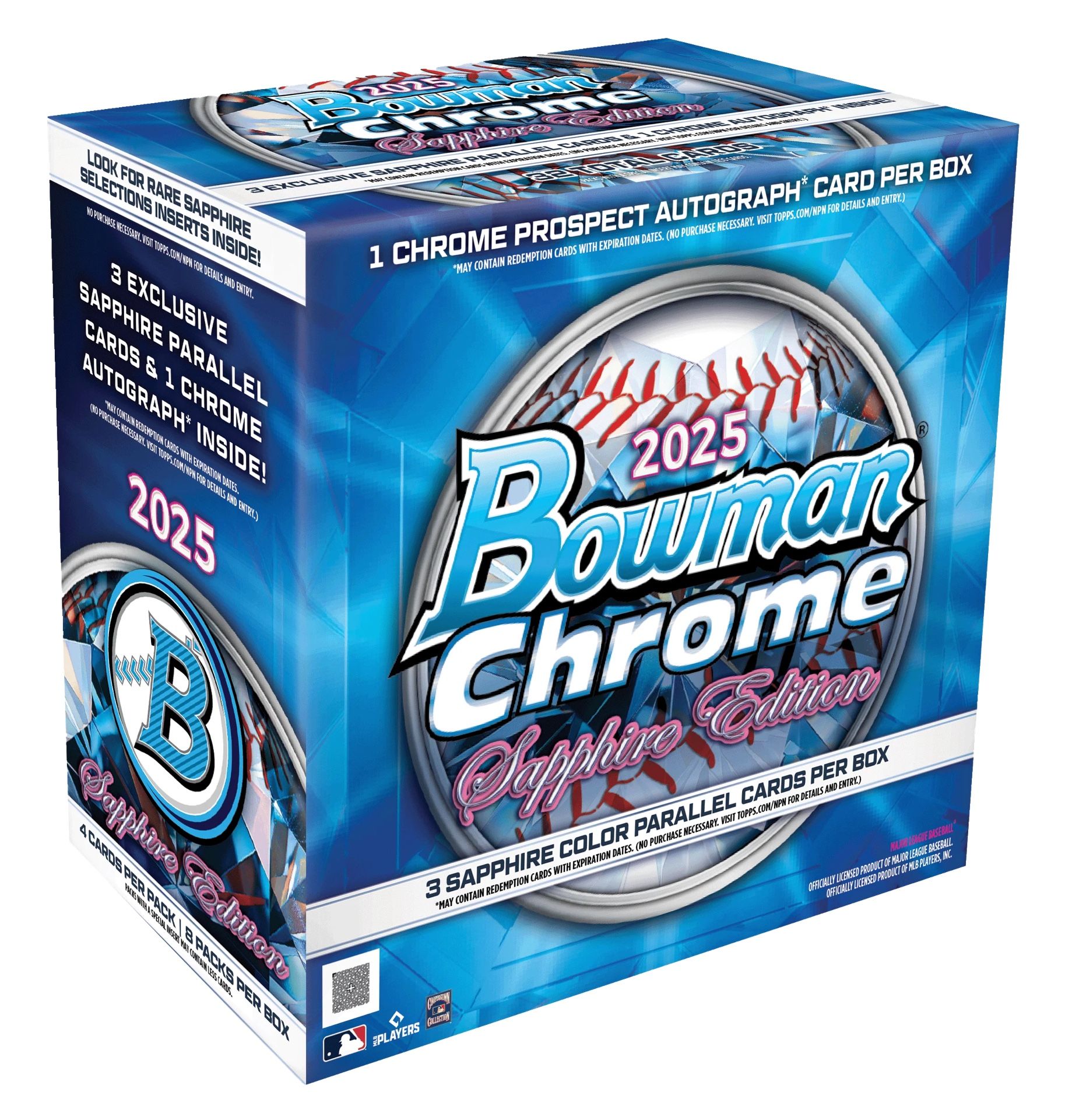 Topps 2025 Bowman Chrome Sapphire Edition MLB Hobby Box