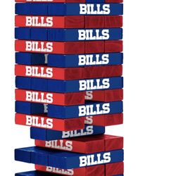 Brand New Official NFL Buffalo Bills Jenga Game