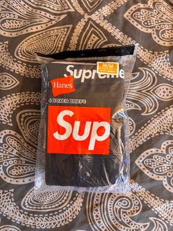 Supreme x Hanes Boxer Briefs 4-Pack Medium