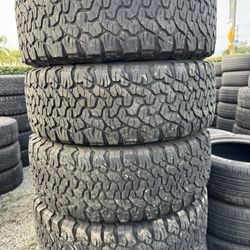 275/55r20 Bfgoodrich Ko2 Tires En Excelentes Condiciones De Vida Las 4